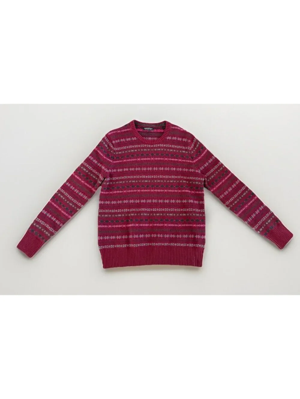 Banana Republic Italian Yarn Wool Blended Knit Pullover Sweater L Used